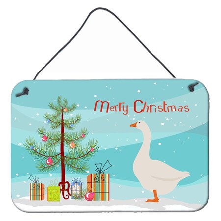 Carolines Treasures Embden Goose Christmas Wall or Door Hanging Prints BB9259DS812